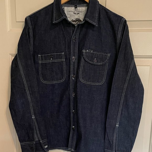 Rogue Territory Selvedge Denim Workshirt S-M - Picture 1 of 13